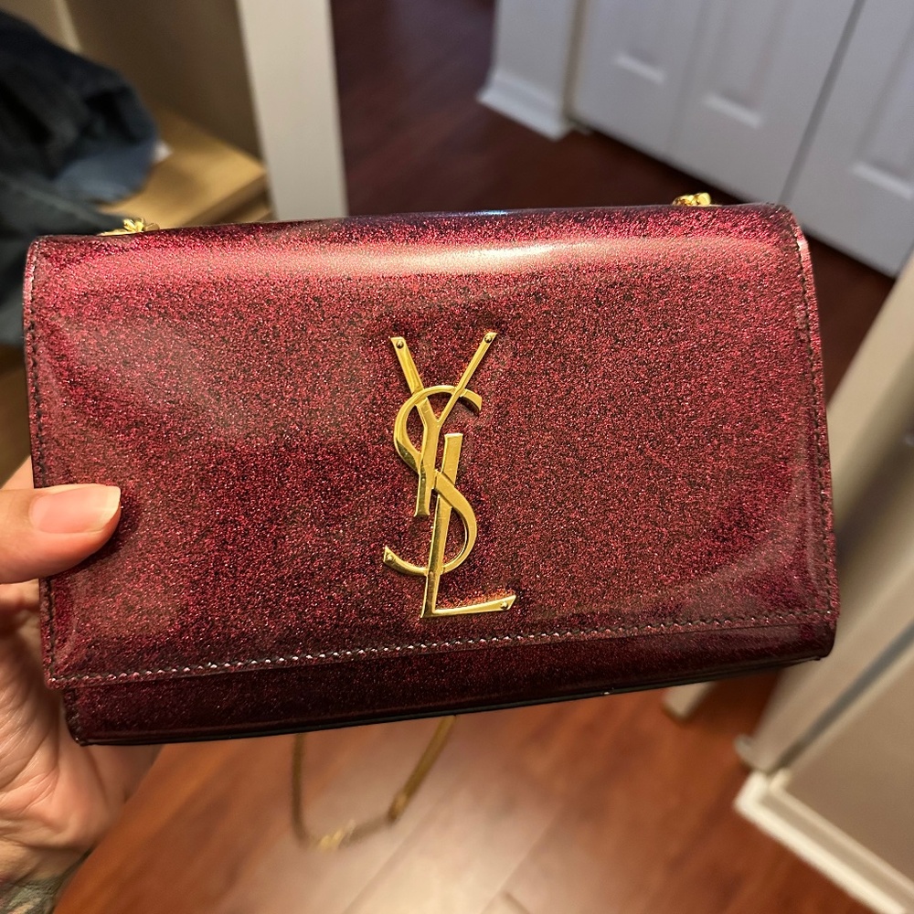 Authentic YSL cross body designer hand bag